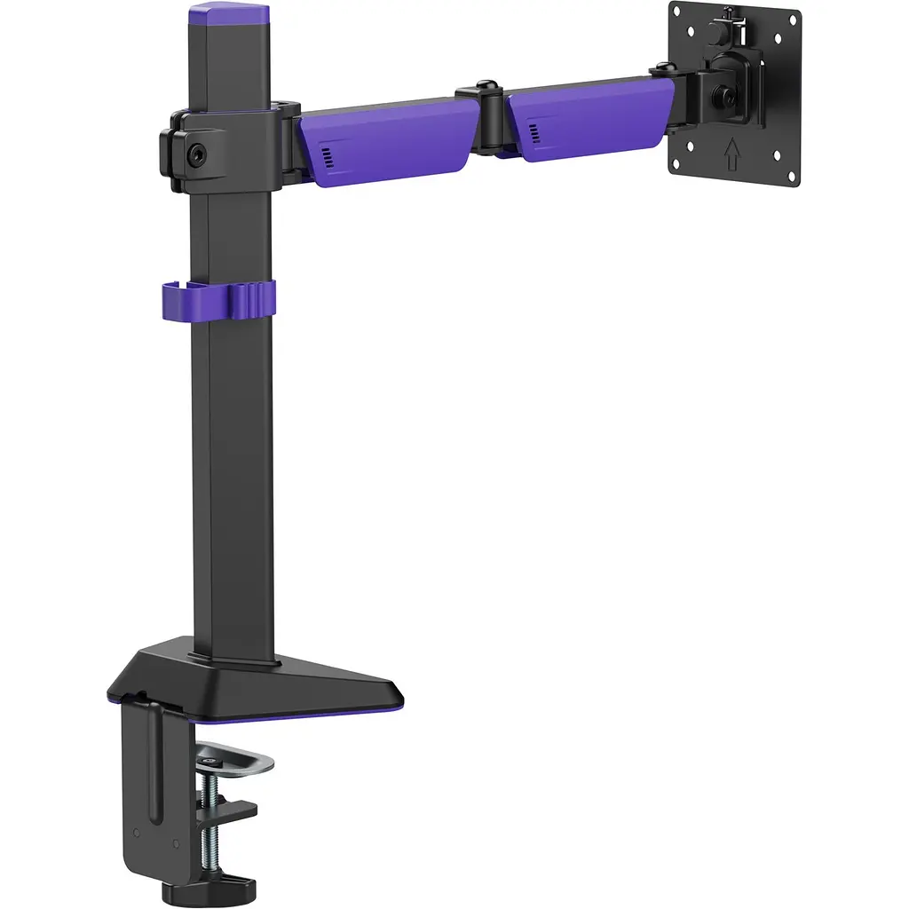 Настільне кріплення для монітора Gamepro MAG100V 17`-40` Black/Violet [148277] - фото 6