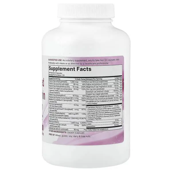 Вітаміни для жінок Methylated Multivitamin For Women 240 капсул Micro Ingredients vit0006230 - фото 2