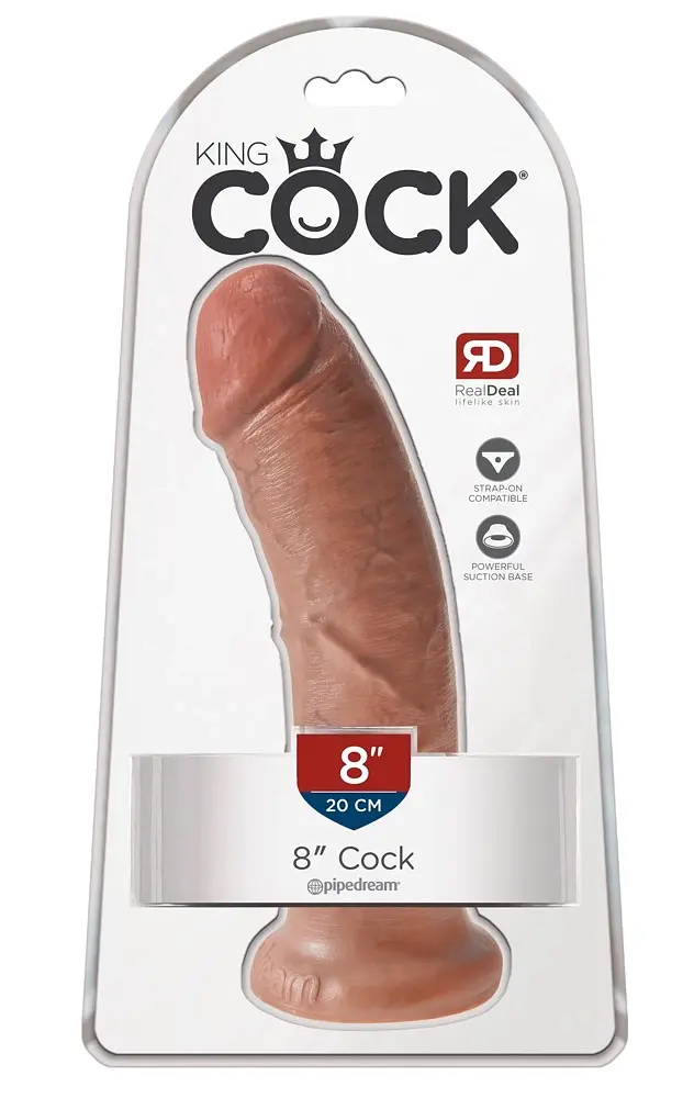 Фалоімітатор Pipedream Cock 8 Inch, 20 см (тілесний) - фото 5