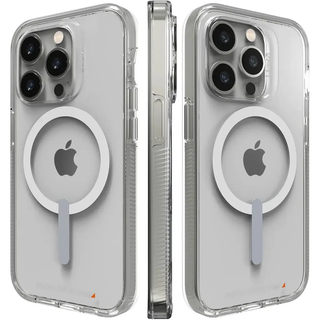 Оригинальный противоударный чехол Gear4 Crystal Palace MagSafe для iPhone 14 Pro Max (6.7") Прозрачный - фото 3