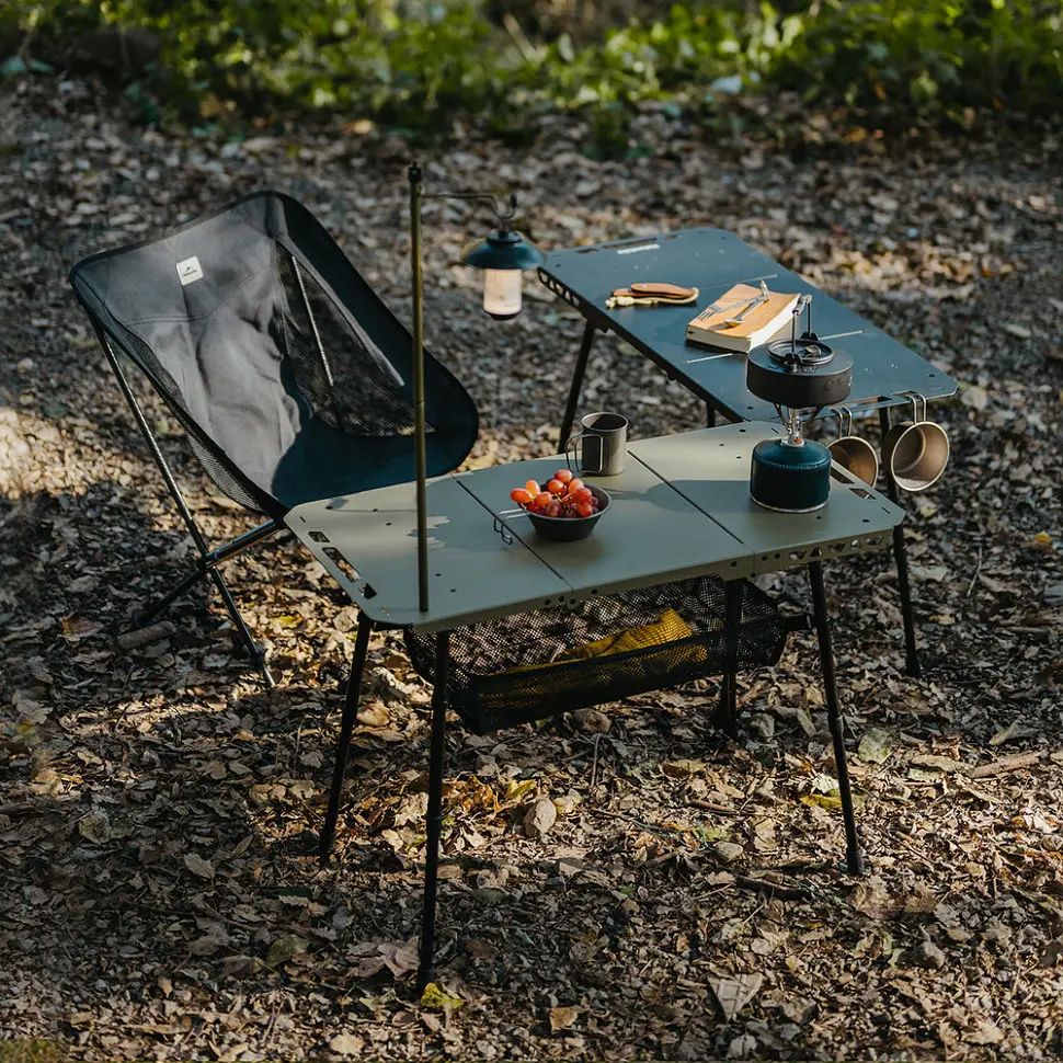 Складной стол Naturehike CNK2450JJ025, 80х40 см, алюминий, оливковый - фото 5