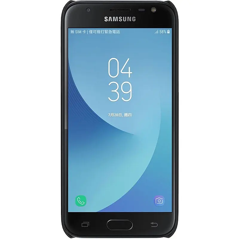 Чехол-накладка Nillkin Super Frosted Shield Samsung Galaxy J3 2017 (J330) Black - фото 2