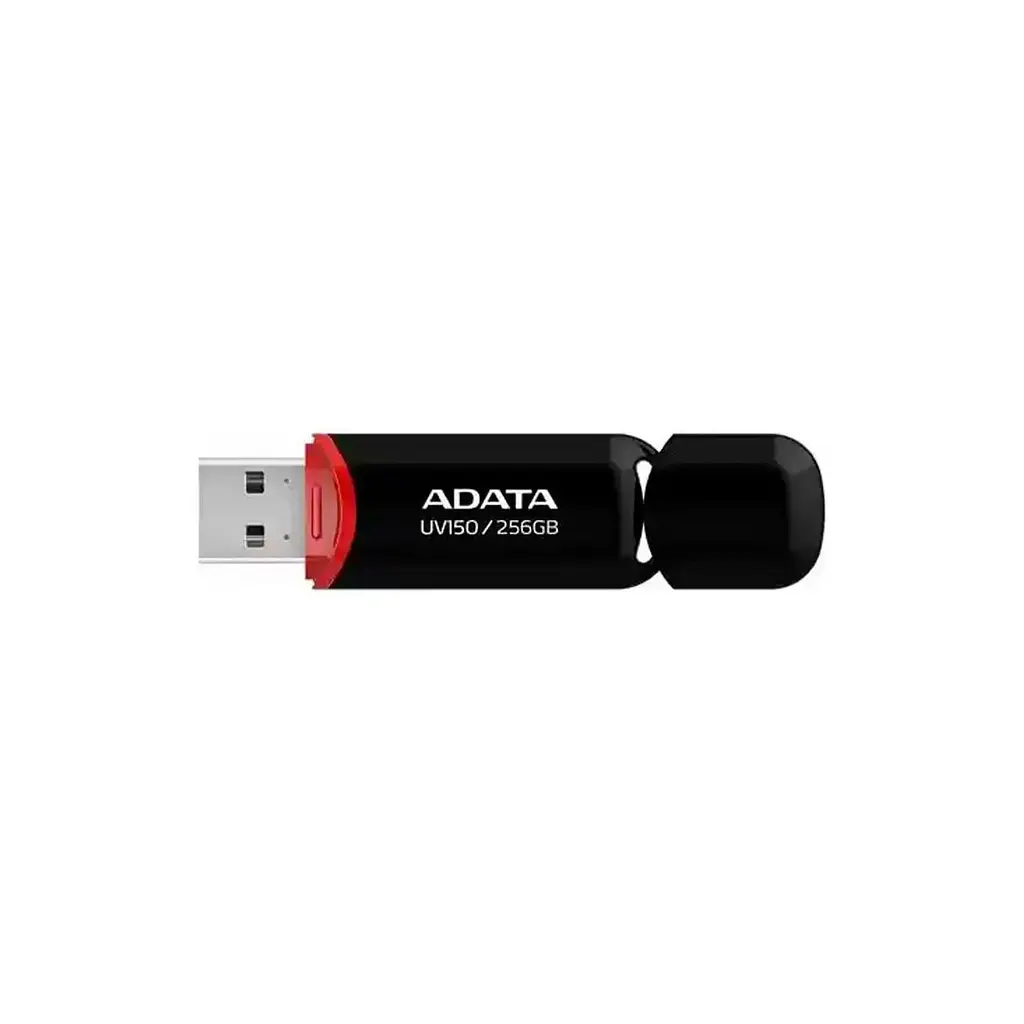 USB флеш-накопичувач USB 3.2 - A-Data UV150 256Gb чорний (AUV150-256G-RBK) - фото 2