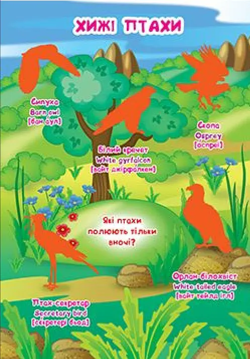 Велика книжка. Розвивальні наліпки. Розумні завдання. Птахи - фото 2