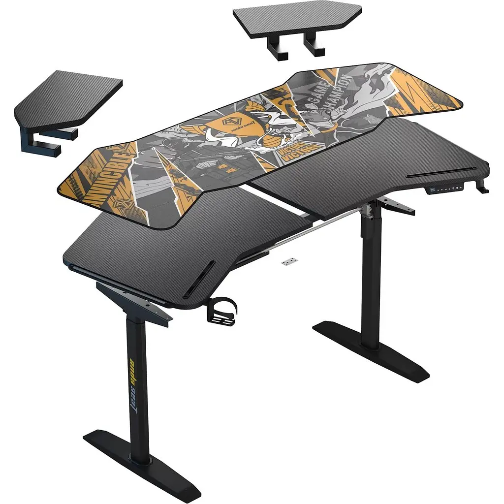 Комп'ютерний ігровий стіл Anda Seat Shadow Warrior (AD-D-DD1-1600L-02-BB) [123504] - фото 7