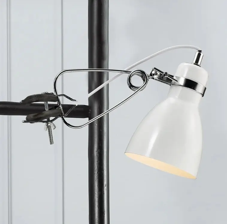 Настольная лампа Brille в современном стиле на прищепке MTL-20 white - фото 4