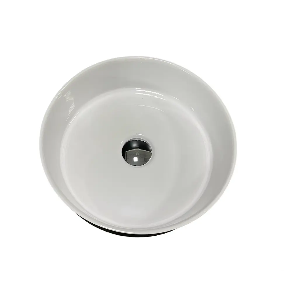 Умывальник Adamant Arena New Ø36 см black/white glossy 100003194, Черный - фото 3