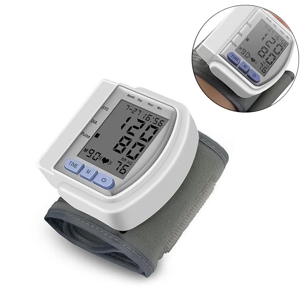 Автоматичний тонометр на зап'ястя Blood Pressure Monitor CK-102S прилад для вимірювання тиску на зап'ястя - фото 2