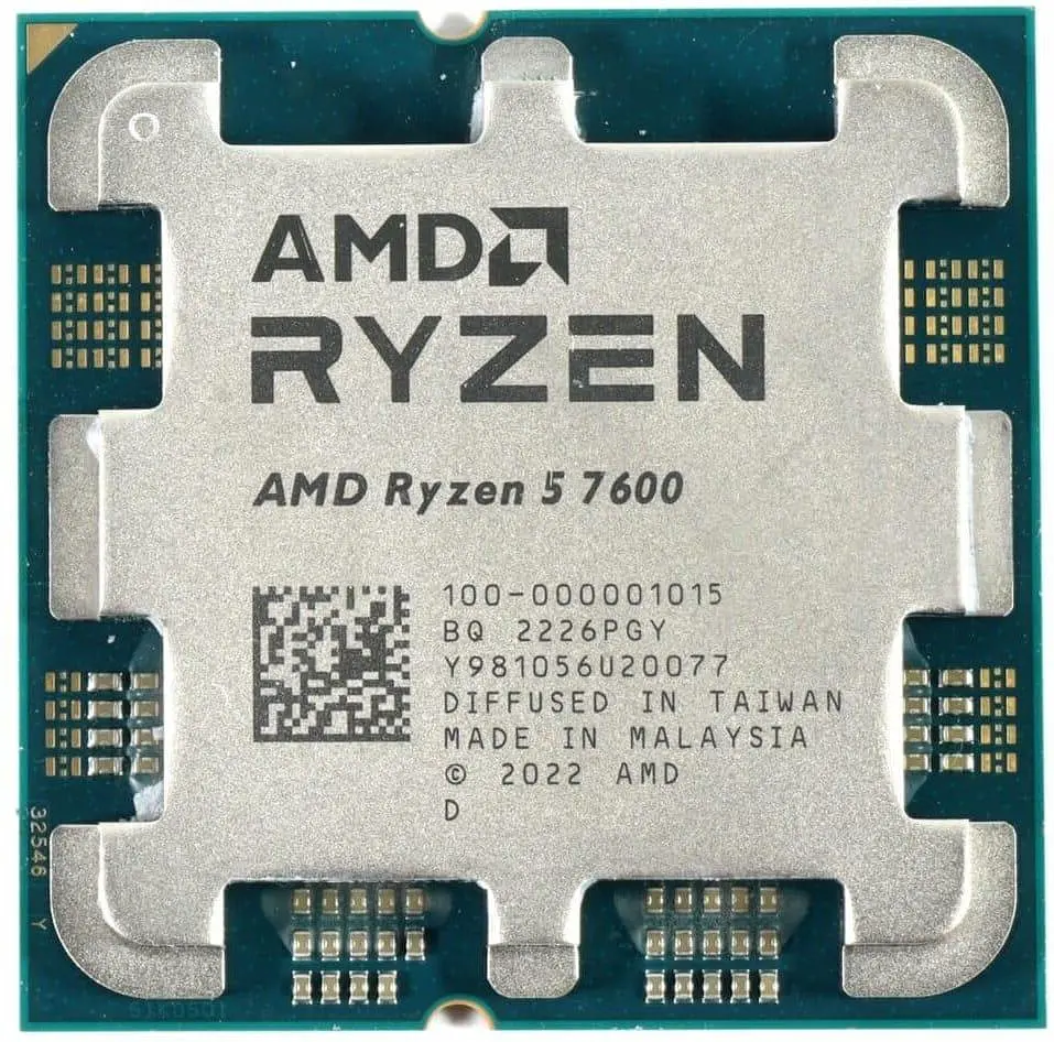 Процессор AMD Ryzen 5 7600 (100-100001015BOX) (Socket AM5, 12T, 5.1 ГГц, Box) - фото 2