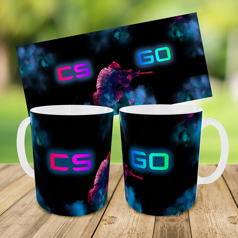 Набор детский контр-страйк CS GO "Counter-Strike" рюкзак, сумка-бананка, кружка (00709) - фото 6