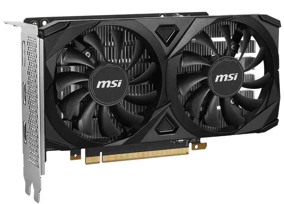 Відеокарта MSI RTX 3050 6G VENTUS 2X OC (RTX 3050 VENTUS 2X 6G OC) (GDDR6, 96 bit, PCI-E v4.0 x8) FR - фото 2