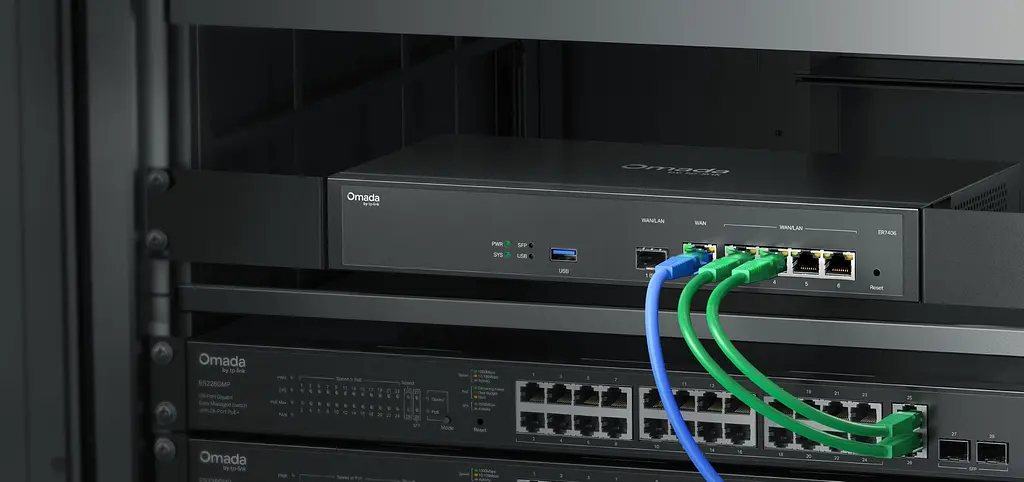 TP-Link Мультисервісний Маршрутизатор ER7406 4xGE LAN/WAN, 1xGE WAN, 1xSFP, 1xUSB3.0 - фото 3