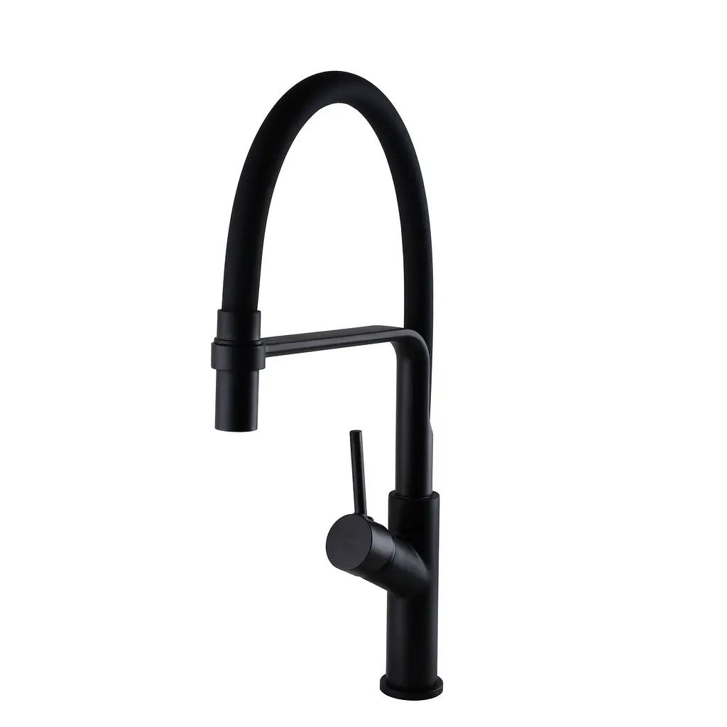 Змішувач для кухні Globus Lux Denver Flex GDF-32-10-01 Чорний матовий - фото 4