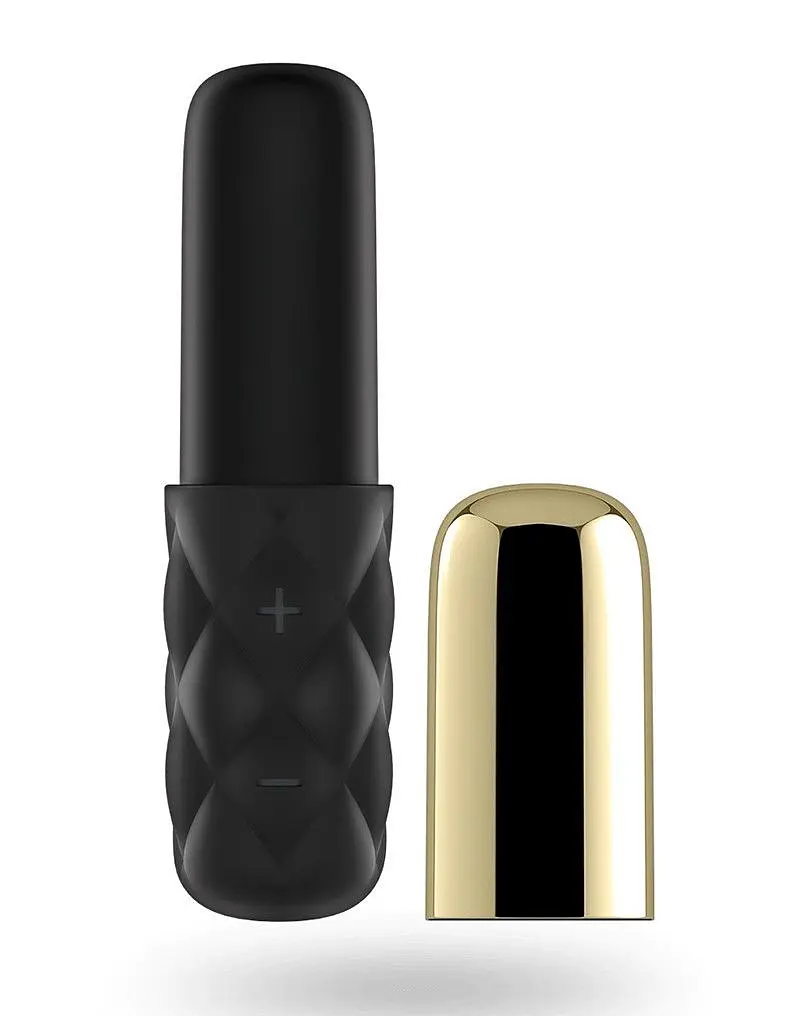 Потужний мінівібратор Satisfyer Sparkling Darling Gold зі знімним ковпачком, 16 режимів роботи - фото 3
