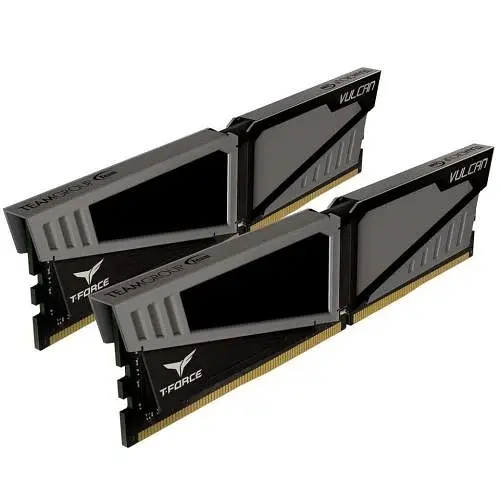 Пам'ять 8Gb x 2 (16Gb Kit) DDR4, 2666 MHz, T-Force Vulcan, Gray Team teh0023965 - фото 2