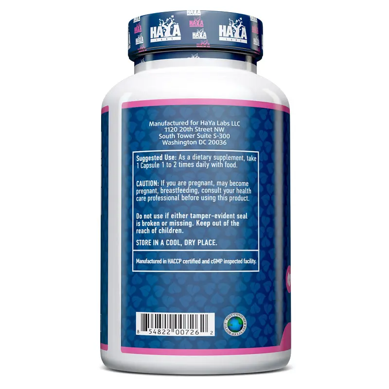 Натуральна добавка Haya Labs Co-Q10 100 mg High Potency, 60 капсул - фото 2