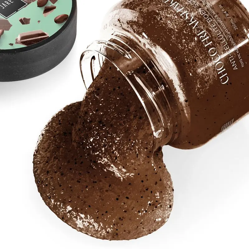 Скраб для тіла антицелюлітний LAVISH CARE BODY SCRUBS - CHOCO FREAKSHAKE шоколад з кавою, 250 мл - фото 3