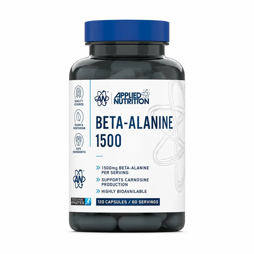 Бета-аланін Beta-Alanine 1500, 120 капсул Applied Nutrition vit0004637