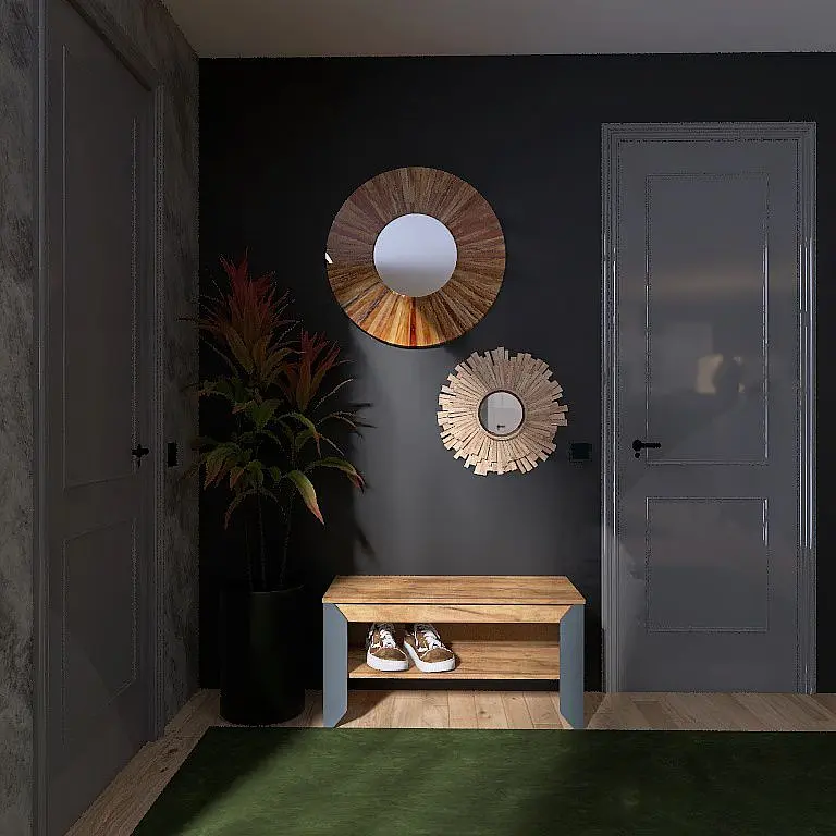 Тумба для обуви Эверест Нордик-900, 90х38х45 см графит/дуб золотой крафт (EVR-5546) - фото 3