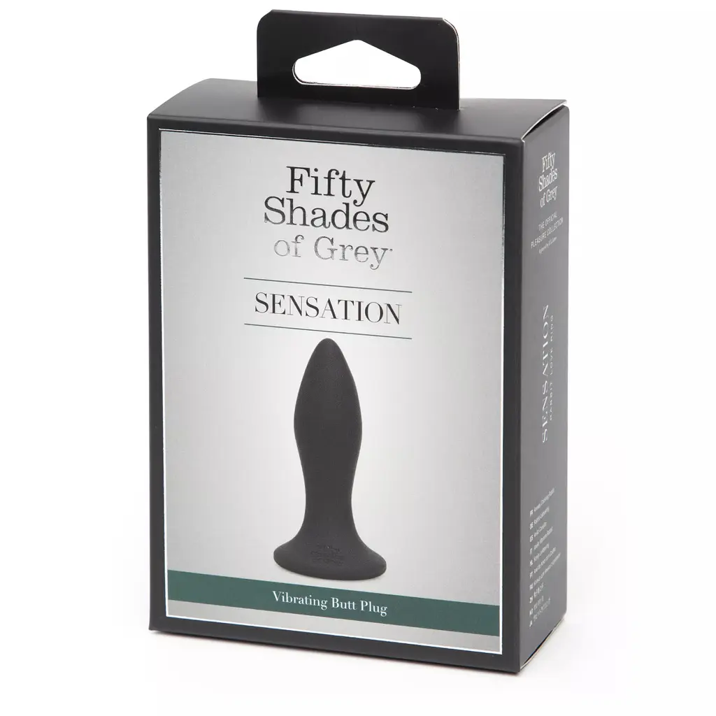 Анальна пробка Fifty Shades of Grey Sensation Vibrating Butt Plug - фото 5