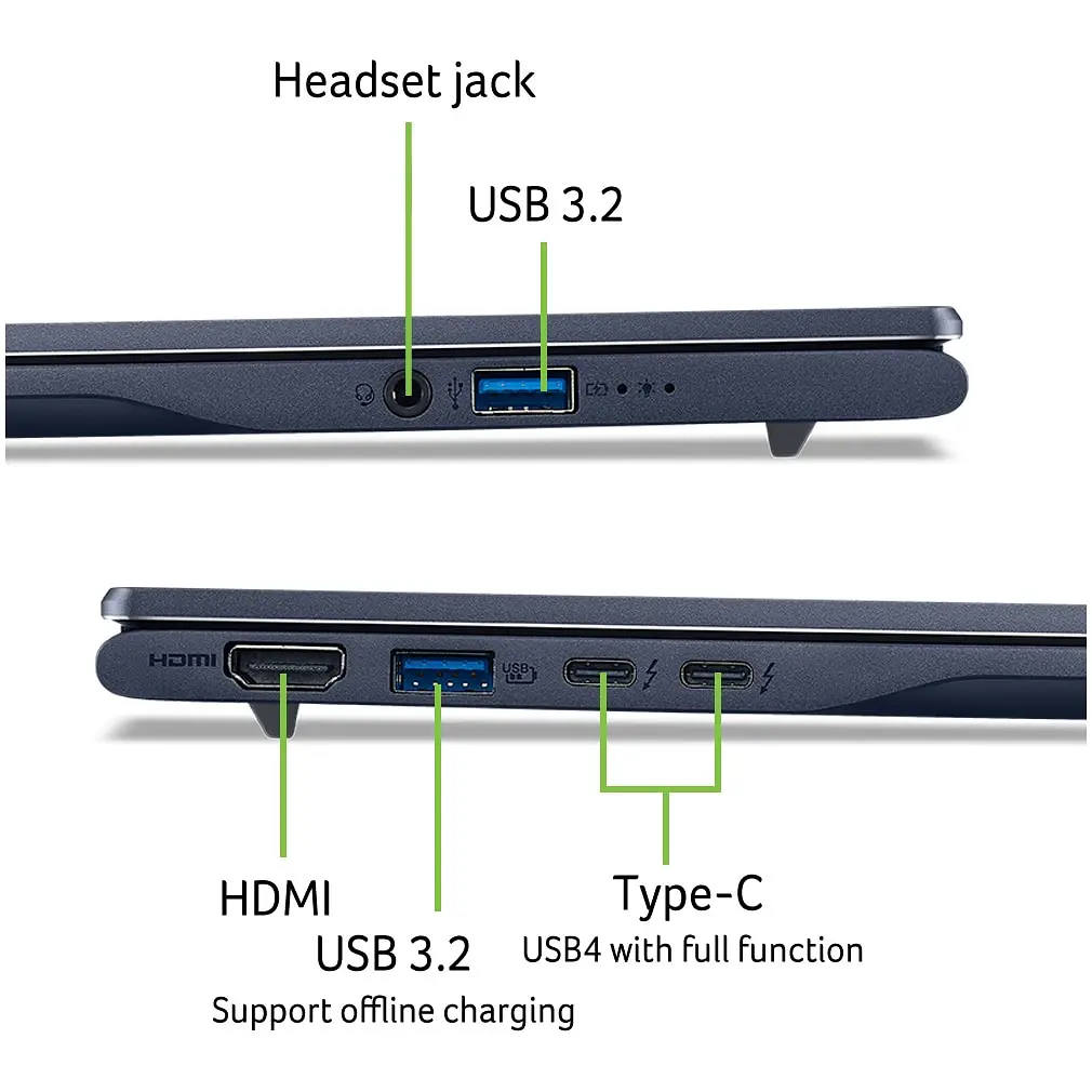Ноутбук Acer Swift 14 AI SF14-51-75NV Ultra 7 258V 48GHz,14'',32GB LPDDR5X,1TB,Arc,Windows 11 Домашняя,Steam - фото 14