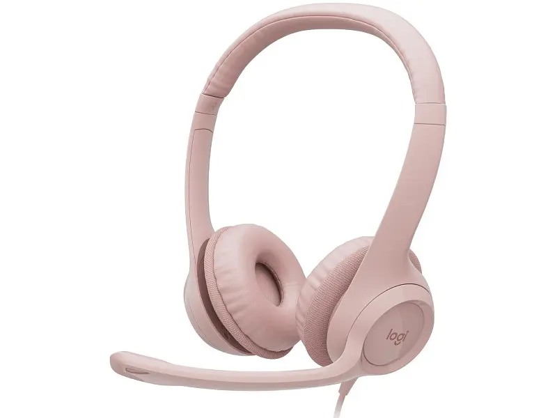 Гарнітура Logitech H390 USB Rose (981-001281) - фото 2