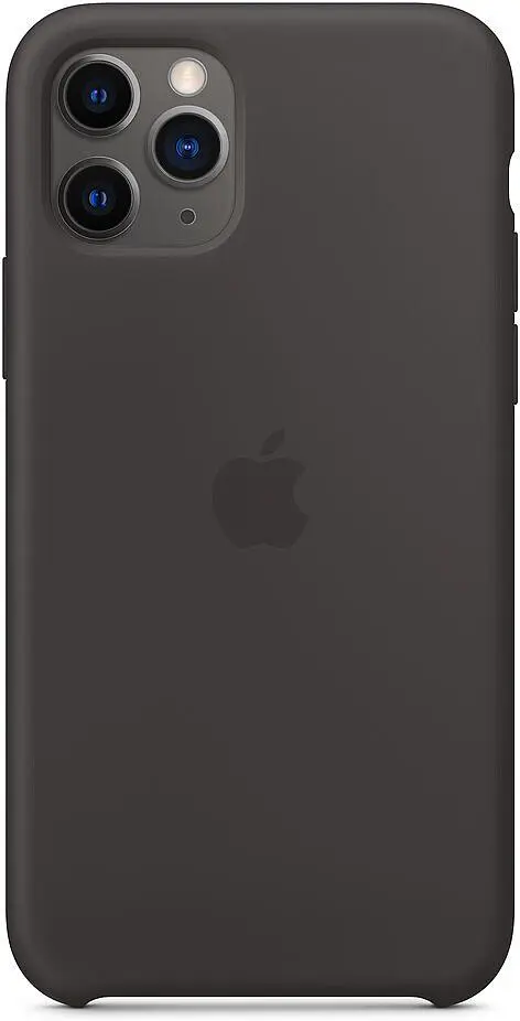 Оригінальний силіконовий чохол Apple Silicone Case для iPhone 11 Pro Max (6.5") Black (MX002ZM/A) - фото 10