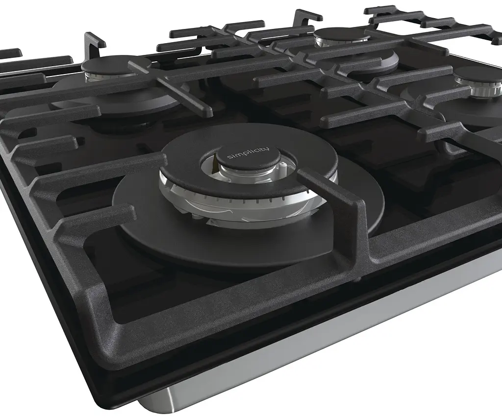 Газова варильна поверхня Gorenje GTW642SYB BG6BB-G0B Чорний (6622832) - фото 4