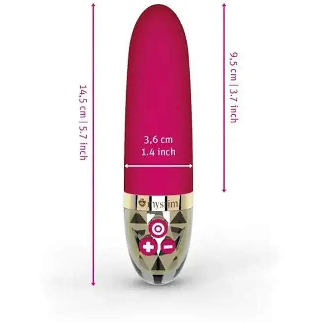 Вибратор Mystim Sleak Freak Pink 8 режимов внутренняя и внешняя стимуляция - фото 5