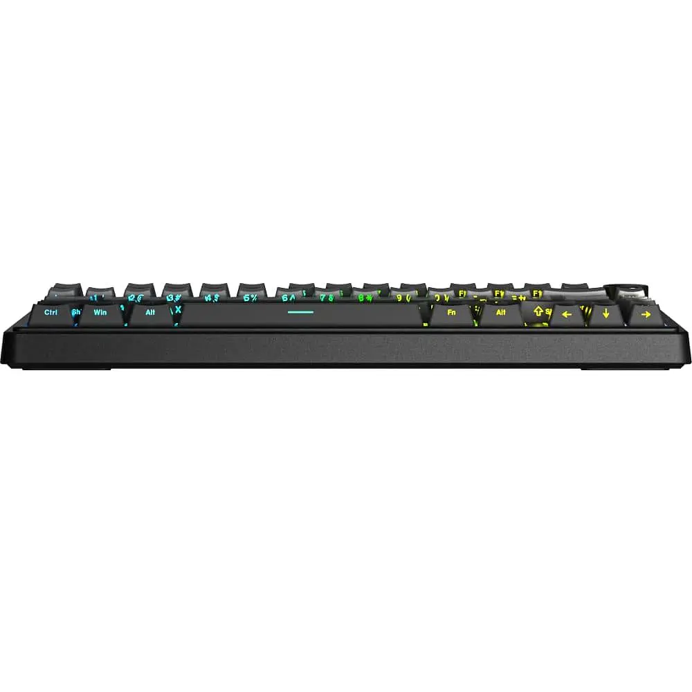Клавіатура Aula F75 Gasket Reaper Switch Hot-Swap PBT 2.4G/BT Wireless Black Grey (6948391209913) - фото 4