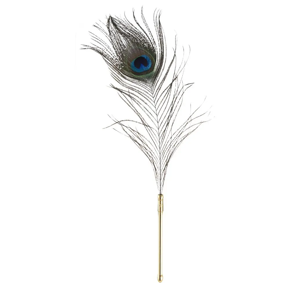 Лоскітка LOCKINK SEVANDA Natural Peacock Flirting Feather Tickler, пір’я павича та страуса - фото 2