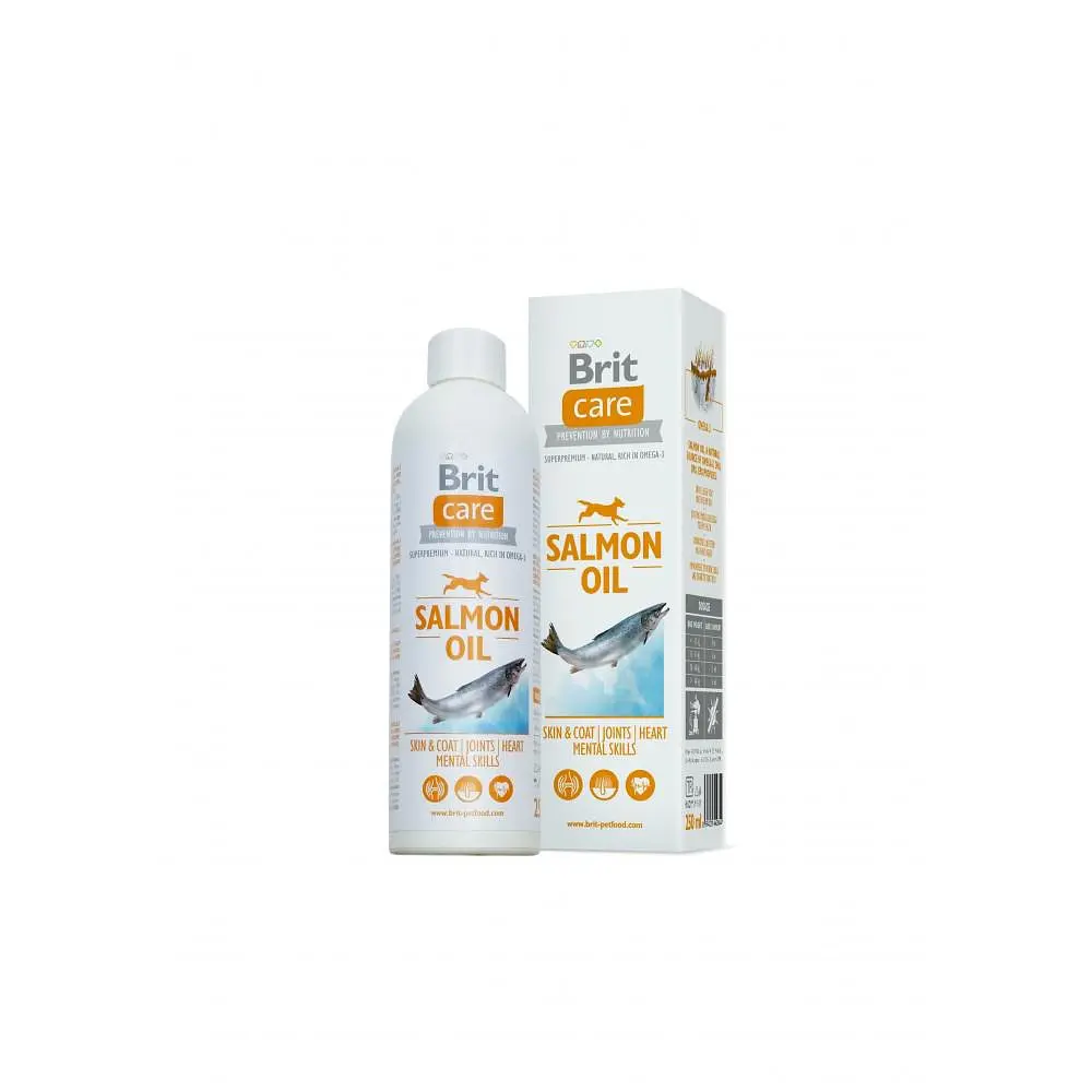 Brit Care Salmon Oil масло лосося для собак 250 мл - фото 3