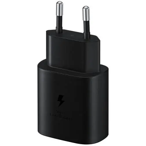 Зарядний пристрій Samsung USB-C Wall Charger with Cable USB-C 25W Black (EP-TA800XBEGRU) - фото 2