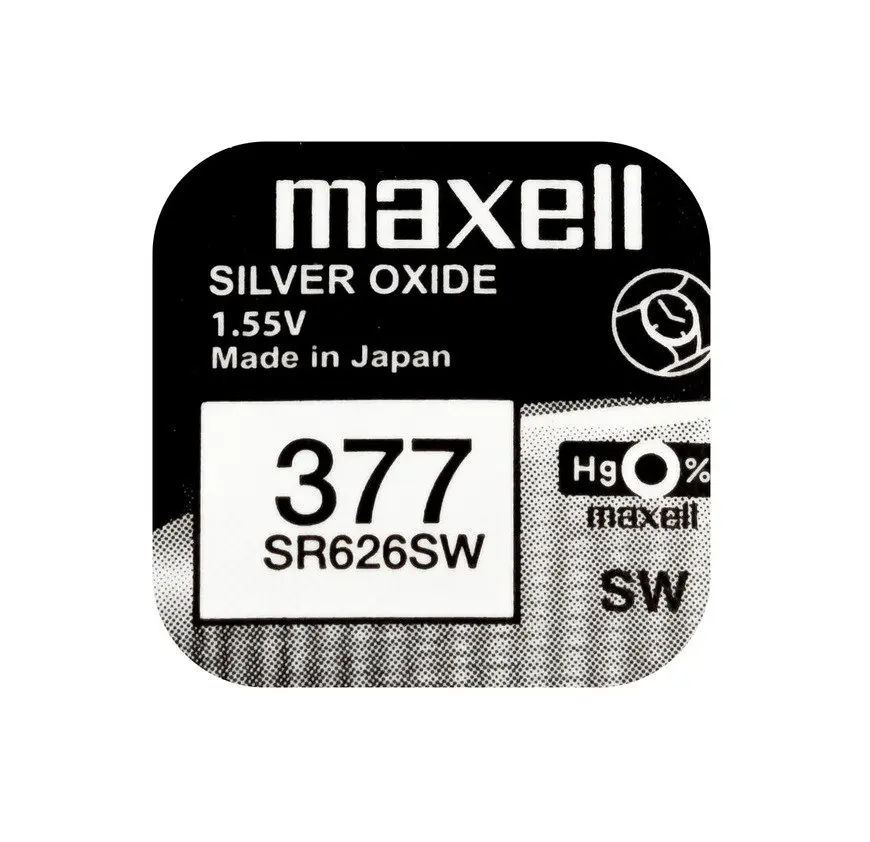 Батарейка Maxell SR626SW 1PC EU MF (377) A 1шт (M-18292000) - фото 3