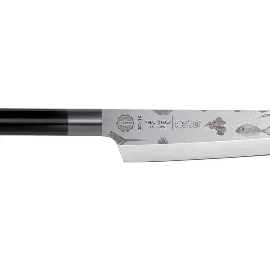 Ніж кухарський Risoli Dr. Green Chef 20 см (02040DR/20CH) - фото 3
