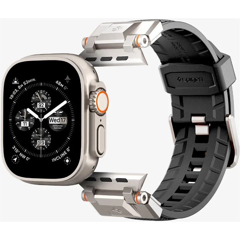 Ремінець Spigen DuraPro Armor для Apple Watch 42/44/45/49mm Black [AMP06065] [96961] - фото 8