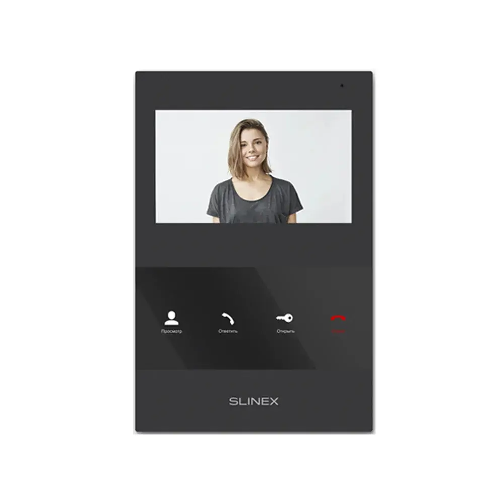 Комплект відеодомофона Slinex SQ-04M Black + ML-16HD Black (83-00065) - фото 2