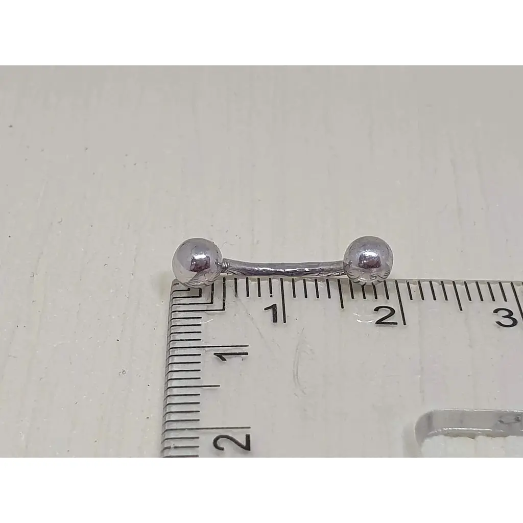 Срібна сережка для пірсингу Астор брови. 918-2080р - фото 3