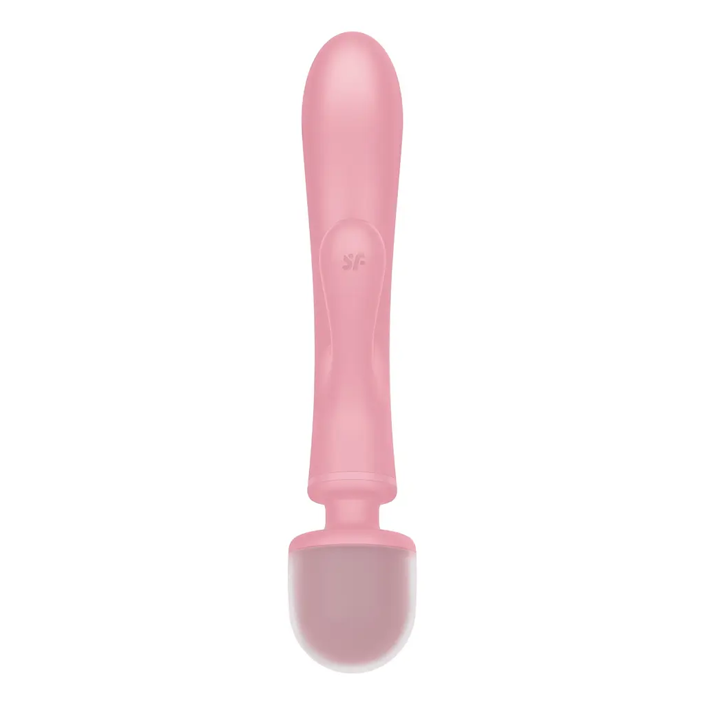 Вібратор Satisfyer Triple Lover 24 см рожевий - фото 4