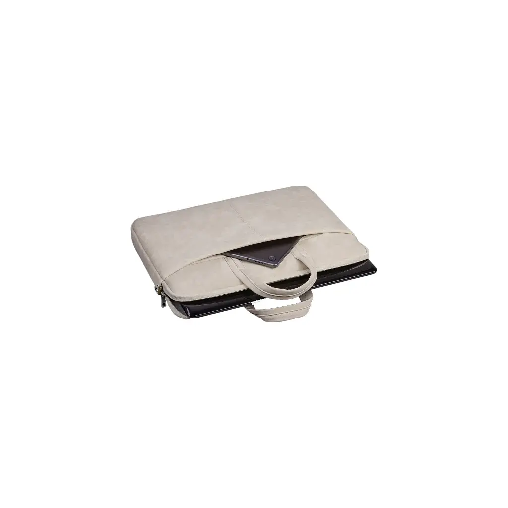 Сумка для ноутбука Defender 15.6" Solid PU beige (26126) - фото 4