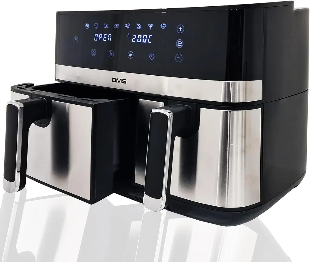 Аэрофритюрница двухкамерная DMS HF-10E Duo 2800 Вт 6/4 л - фото 3
