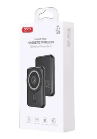 Портативная батарея XO PR264 10000 mAh with MagSafe and Holder + PD20W Black - фото 3