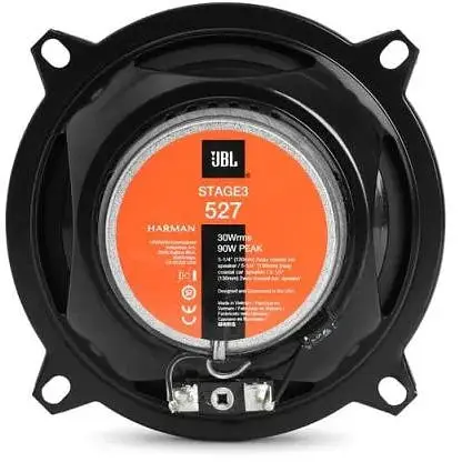 Автомобільна акустика JBL Stage3 527 2-х смугова коаксіальна 13 см кругла 40 Вт (Stage3 527) - фото 3