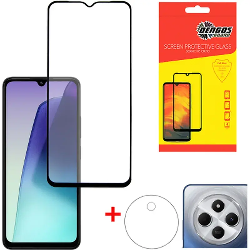 Скло захисне Dengos Xiaomi Redmi 14C Kit (DG-TGSCP-07)