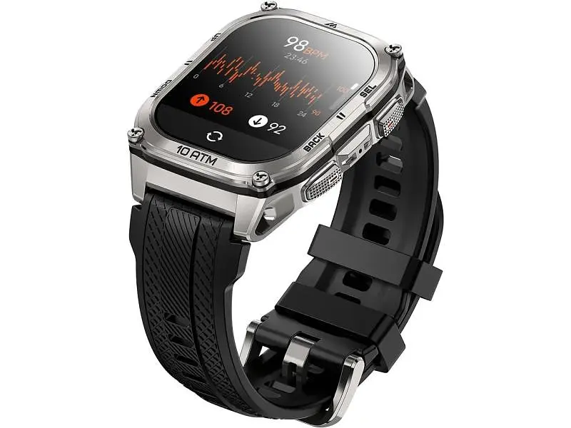Смарт-годинник KOSPET Tank M4 Silver - фото 2