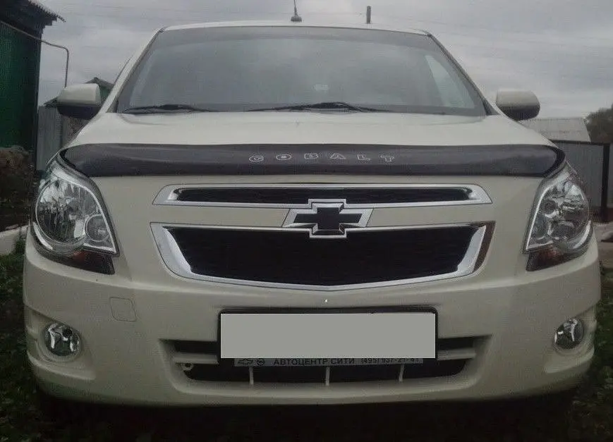 Дефлектор капоту мухобійка Chevrolet Cobalt 2011- - фото 2