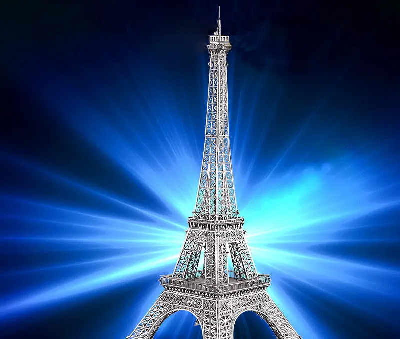 Колекційна модель PIECECOOL EIFFEL TOWER SILVER P003-S - фото 2