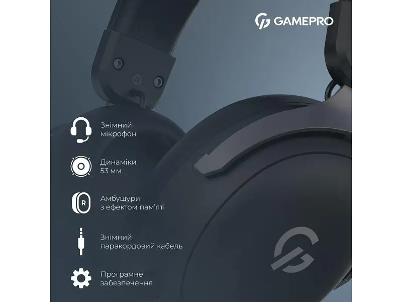 Навушники GamePro Asgard Freya Black (HS145B) - фото 9