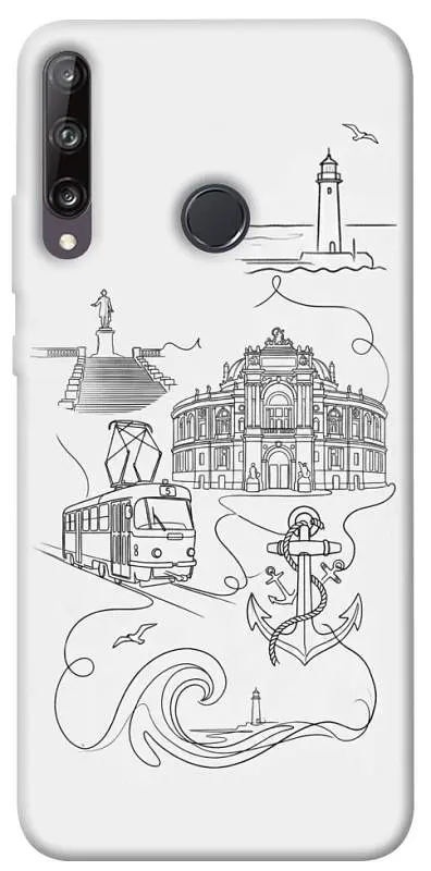 TPU чохол Demsky Odesa spirit для Huawei P40 Lite E / Y7p (2020)