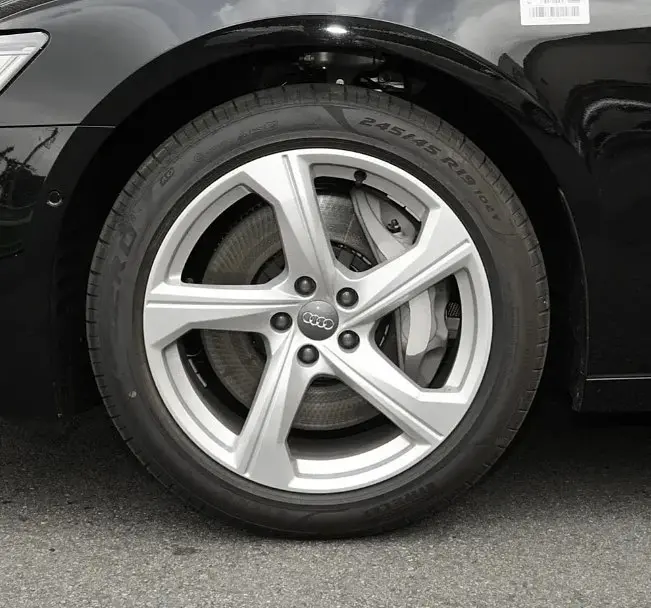 Ковпачки колеса на литі диски Audi D=69 мм посадковий D=60 мм об'ємний логотип Сірі 1 шт - фото 4